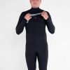 Mens Accessories * | Volcom Best Price Modulator 3/2Mm Chest Zip Wetsuit (2022) Black