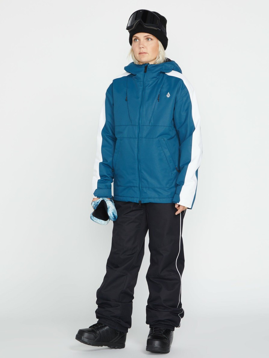 Core Snow * | Volcom Best Price Womens Rossland Insulated Jacket Storm Blue