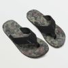 Mens Accessories * | Volcom Wholesale Victor Sandals Dark Camo