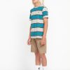 Kids * | Volcom Discount Online Big Boys Loose Truck Shorts Khaki