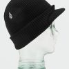 Core Snow * | Volcom Reliable Quality Jla Visor Beanie Black