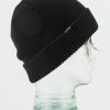 Core Snow * | Volcom Quality Guarantee Sweep Beanie Black