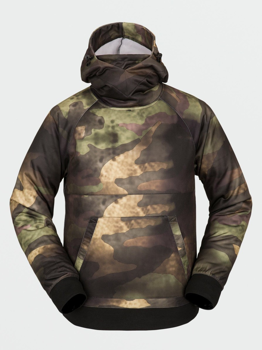 Core Snow * | Volcom Gift Selection Mens Hydro Riding Hoodie Camouflage