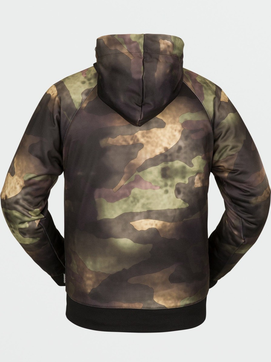 Core Snow * | Volcom Gift Selection Mens Hydro Riding Hoodie Camouflage