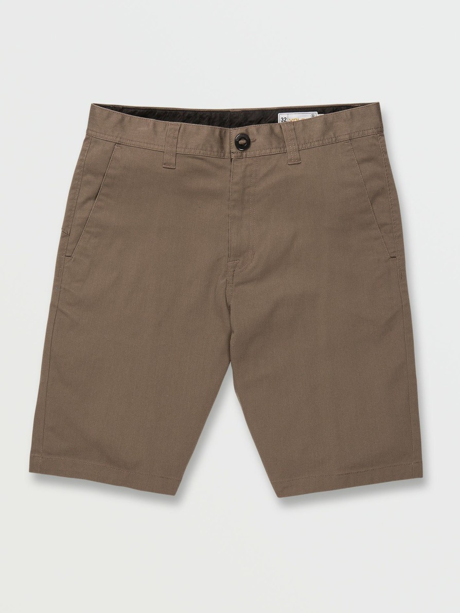 Core Outdoor * | Volcom Discount Store Frickin Modern Stretch Shorts Mushroom