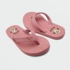 Kids * | Volcom Limited Edition Girls Vicky Big Youth Sandals Desert Pink