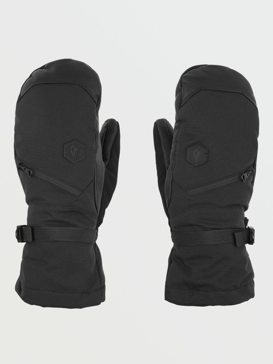 Core Snow * | Volcom New Womens Skye Gore-Tex Over Mitt Black