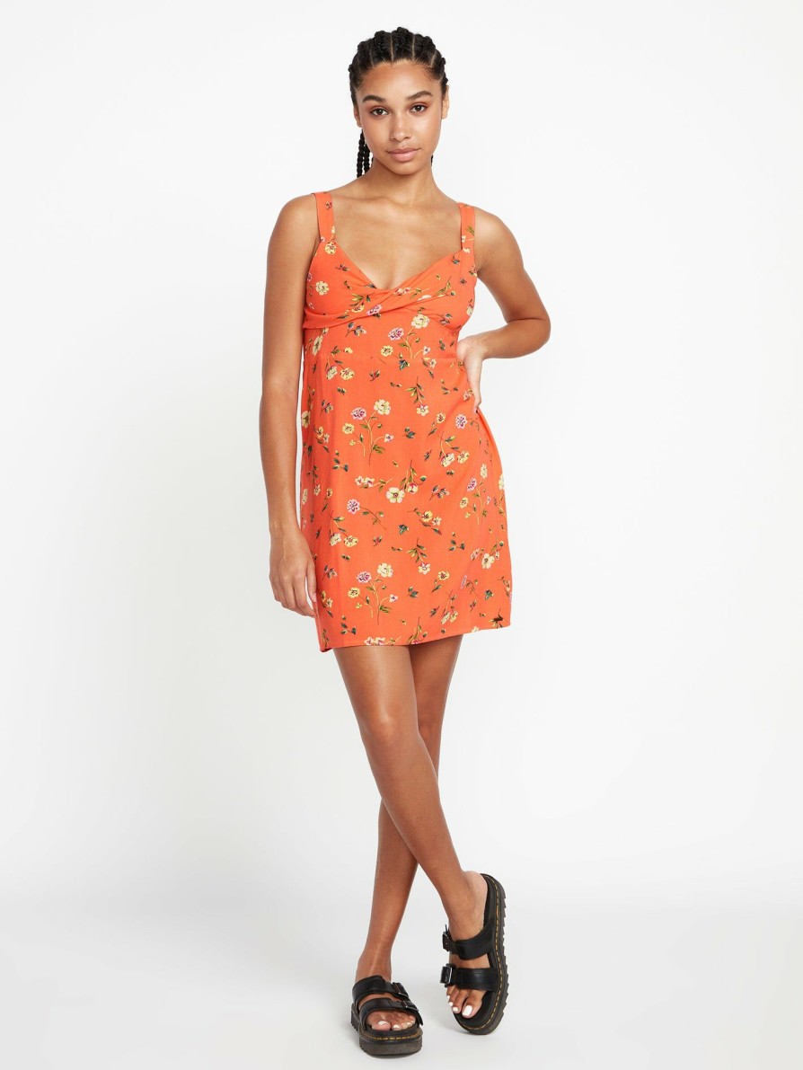 Mens Accessories * | Volcom Discount Online Hey Budz Dress Dark Coral