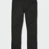 Mens Clothing * | Volcom Best-Selling Vorta Slim Fit Jeans Black On Black