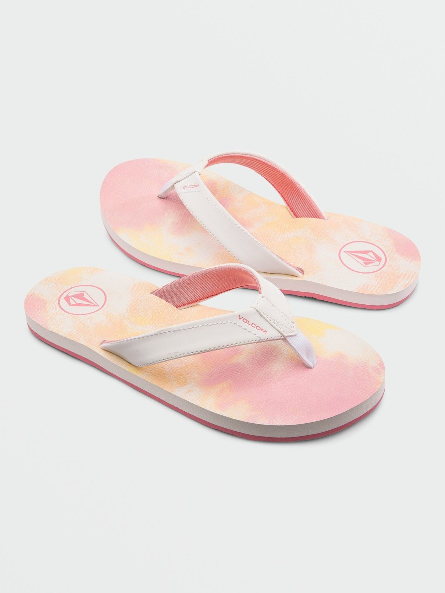 Kids * | Volcom Discount Online Girls Vicky Sandals Tie Dye