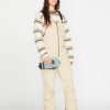 Core Snow * | Volcom New Womens Swift Bib Overall Sand