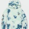 Kids * | Volcom Unique Little Boys Iconic Stone Plus Pullover Hoodie Temple Teal