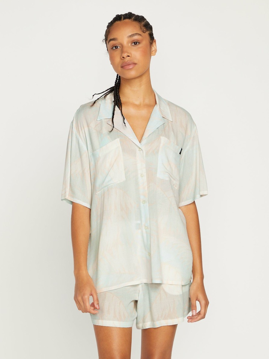 Womens Accessories * | Volcom Wholesale Palmy Nites Shirt Melon