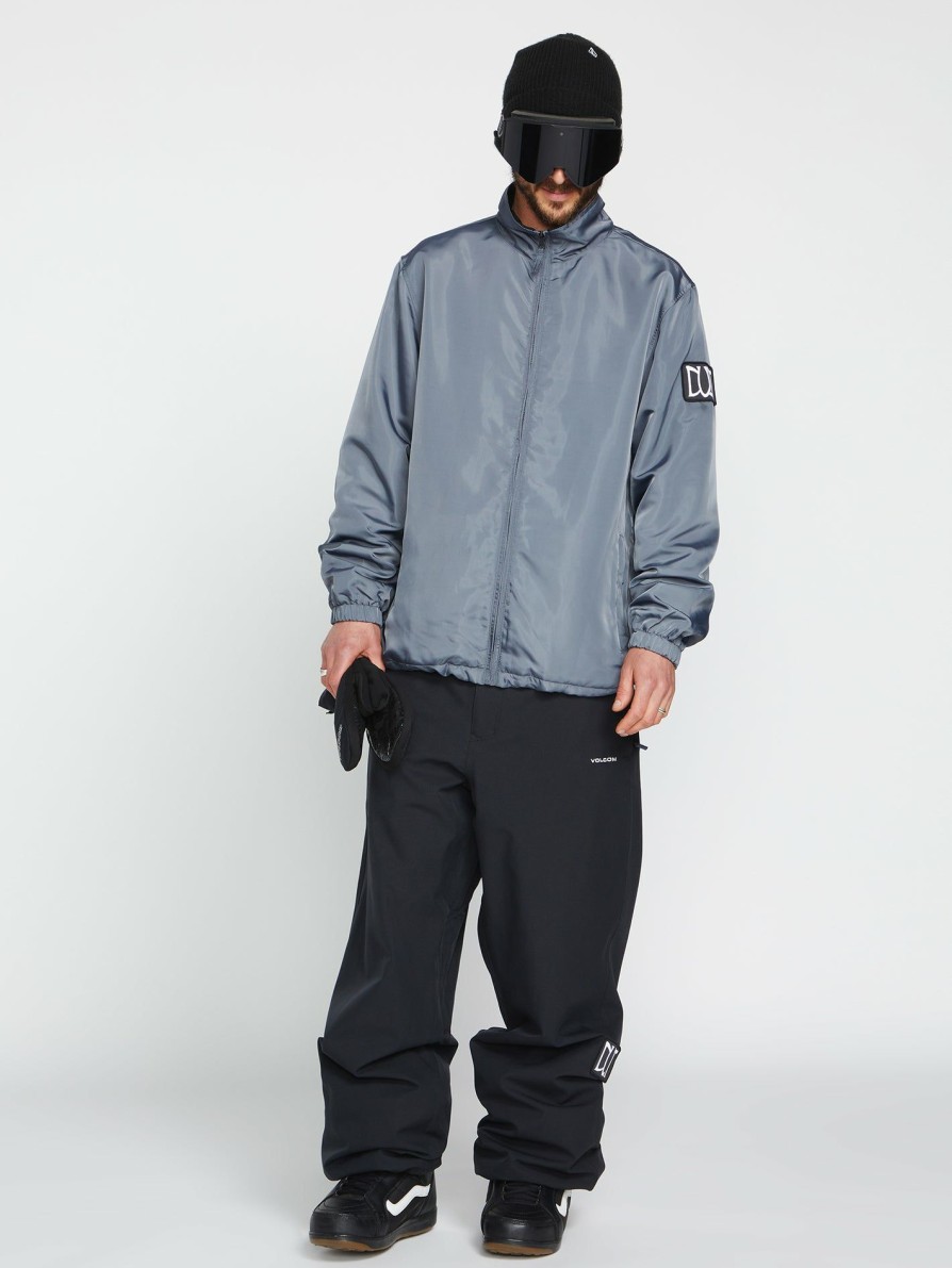 Core Snow * | Volcom Best-Selling Dustlake Jacket Dark Grey