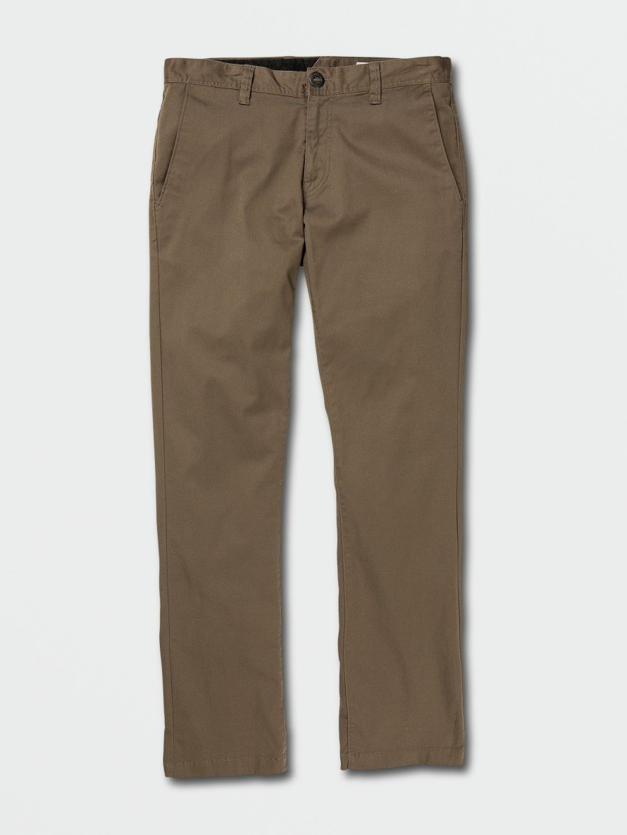 Mens Clothing * | Volcom Excellent Quality Frickin Modern Stretch Pants Mushroom