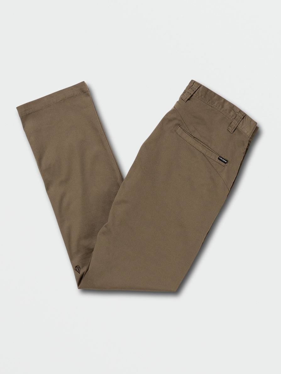 Mens Clothing * | Volcom Excellent Quality Frickin Modern Stretch Pants Mushroom