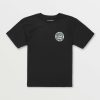 Kids * | Volcom Excellent Quality Little Boys Established 1991 Short Sleeve Tee Black