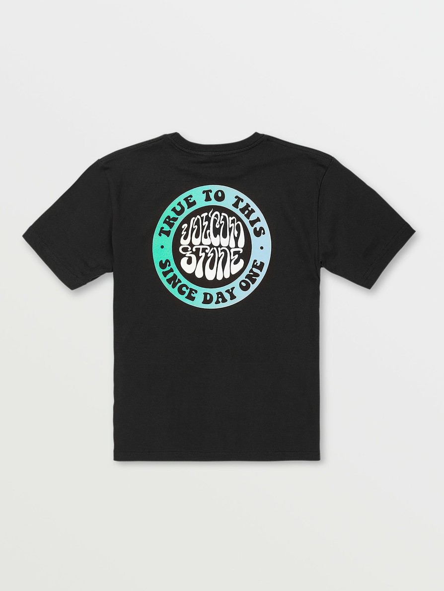 Kids * | Volcom Excellent Quality Little Boys Established 1991 Short Sleeve Tee Black