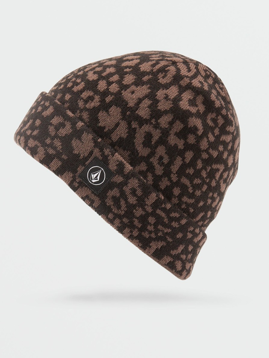 Womens Accessories * | Volcom Discount Online Full Stone Beanie Espresso