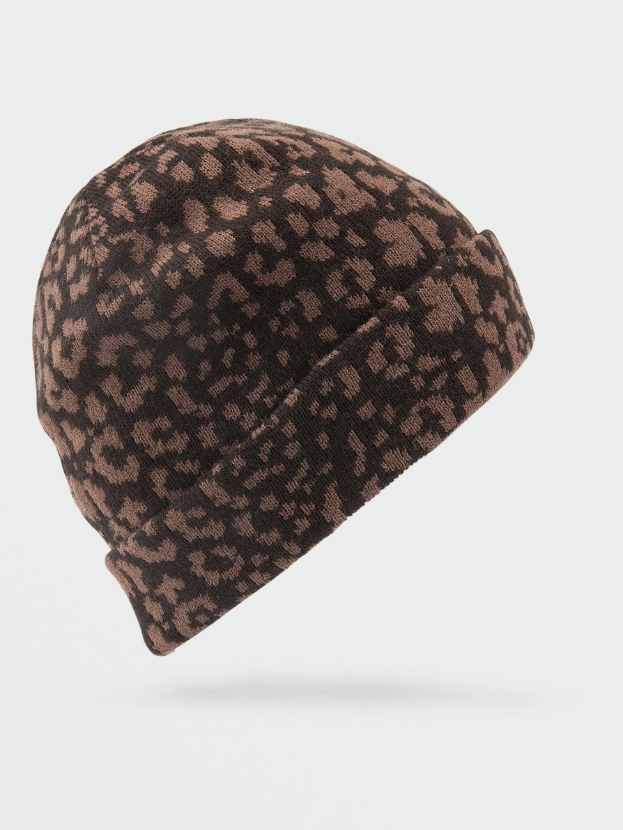 Womens Accessories * | Volcom Discount Online Full Stone Beanie Espresso