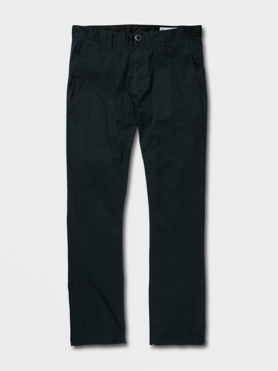 Mens Clothing * | Volcom Best-Selling Frickin Modern Stretch Pants Dark Navy