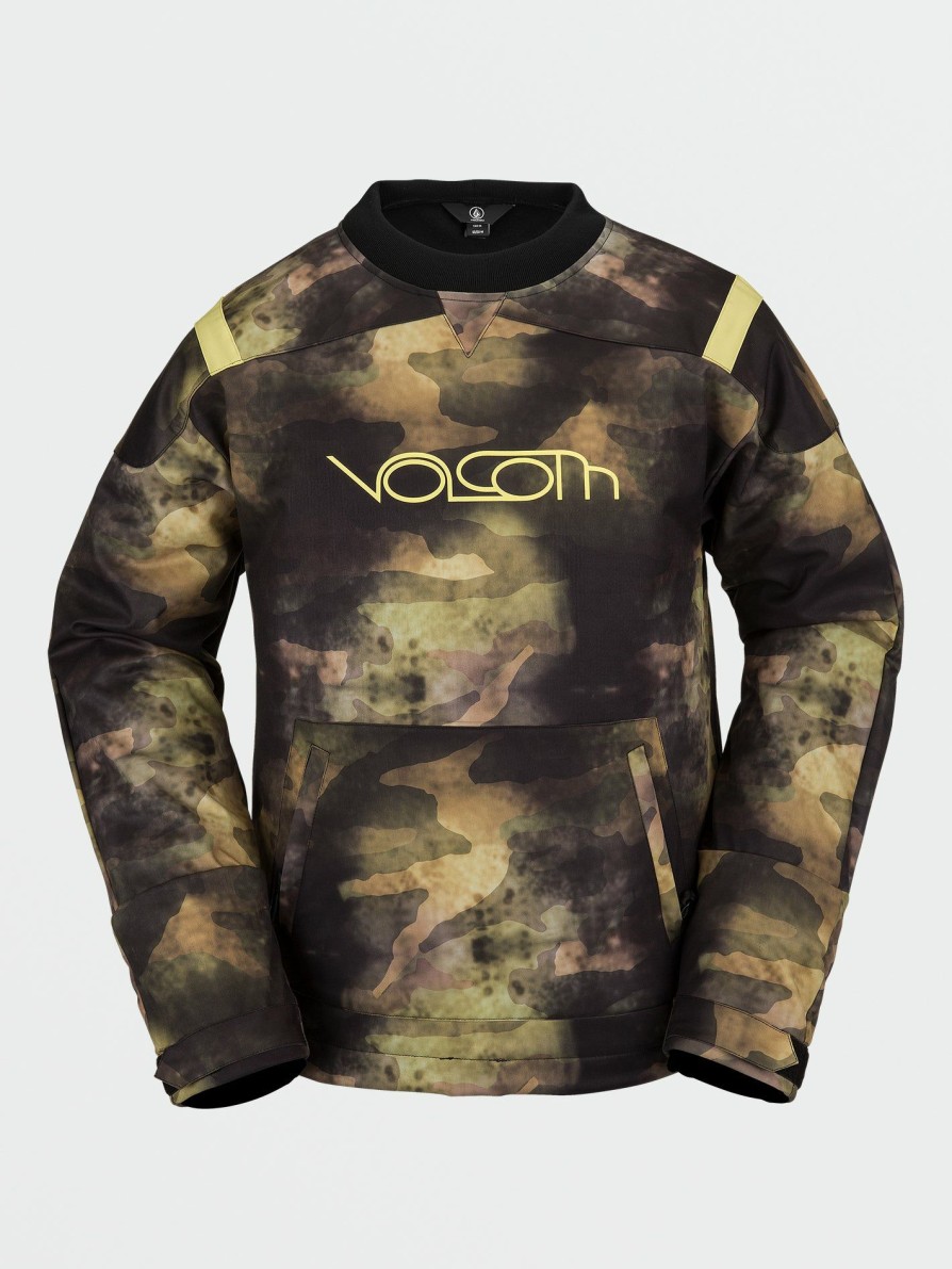 Core Snow * | Volcom Gift Selection Mens All I Got Pullover Crew Camouflage