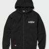 Mens Clothing * | Volcom Limited Edition Apex Zip Fleece Hoodie Black