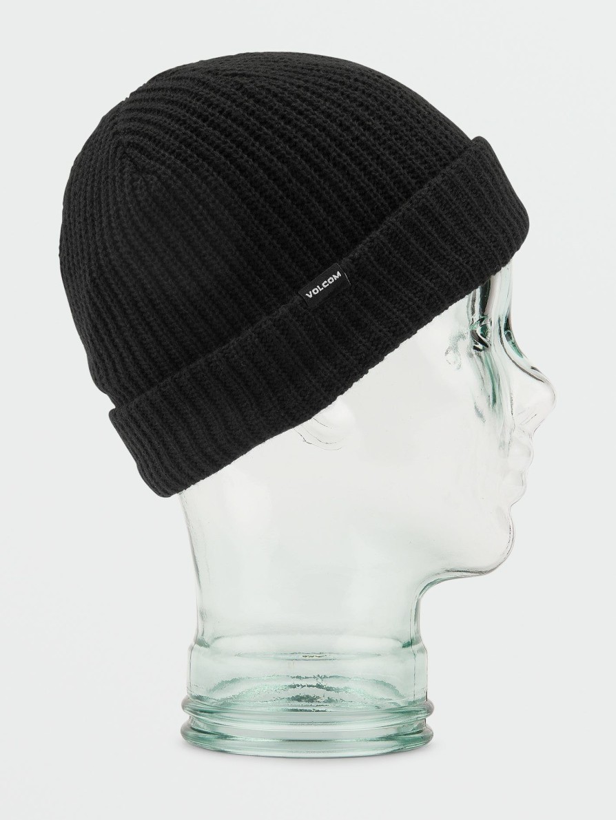 Kids * | Volcom Limited Edition Kids Sweep Lined Beanie Black