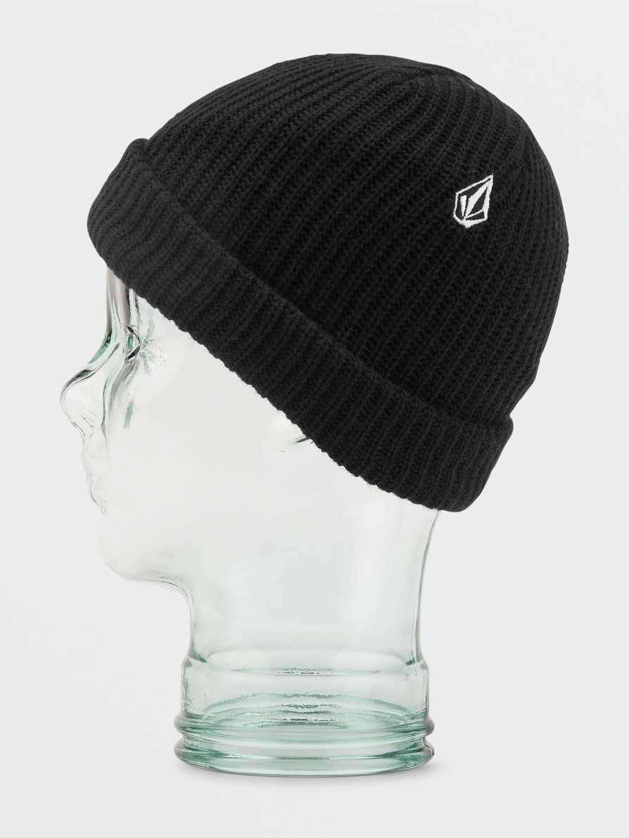 Kids * | Volcom Limited Edition Kids Sweep Lined Beanie Black