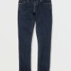 Mens Clothing * | Volcom Top Sellers 2 4 Skinny Fit Jeans Dirty Med Blue