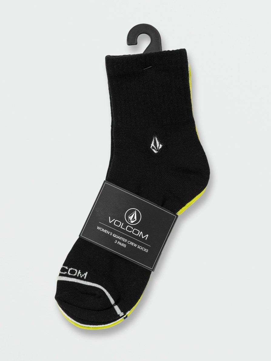 Womens Accessories * | Volcom Wholesale The New Crew 3 Pack Socks Multi