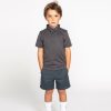 Kids * | Volcom Discount Online Little Boys Wowzer Polo Short Sleeve Shirt Stealth