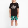 Kids * | Top Sell Big Boys Volcom Entertainment Skullconuts Short Sleeve Tee Shirt Black