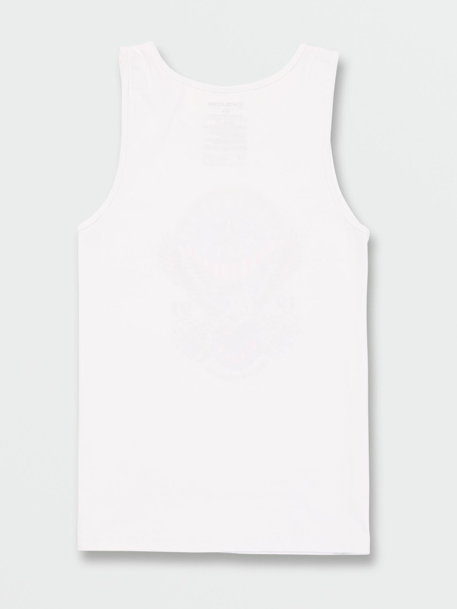 Mens Clothing * | Volcom Latest Solid Heather Tank White