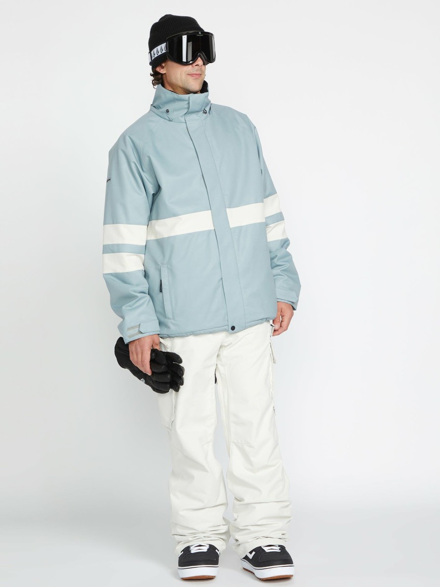 Core Snow * | Volcom Wholesale Mens Jp Insulated Jacket Light Grey