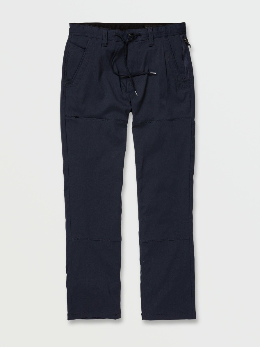 Mens Accessories * | Volcom Discount Online Stone Trail Master Pants Navy