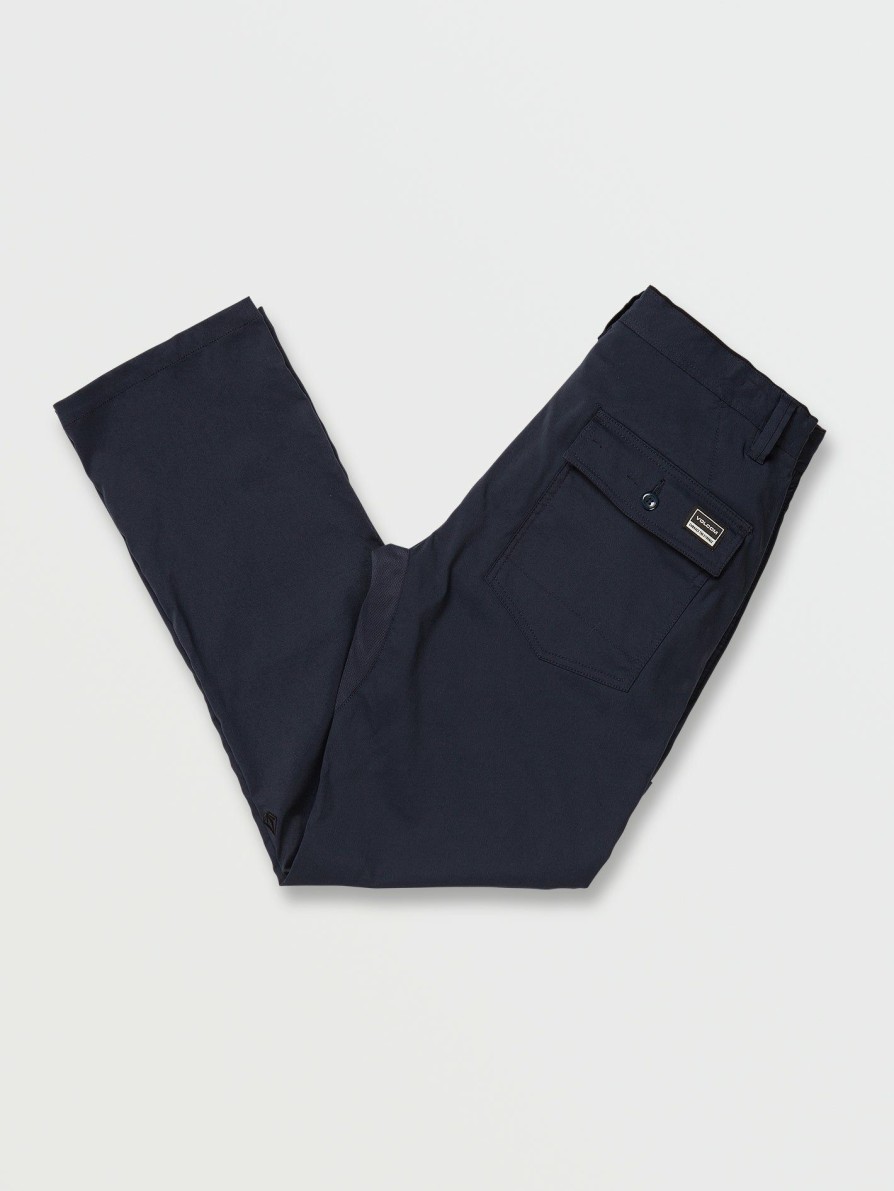 Mens Accessories * | Volcom Discount Online Stone Trail Master Pants Navy