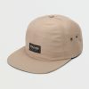 Mens Accessories * | Discount Online Volcomotion Adjustable Hat Khaki