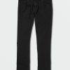 Mens Clothing * | Volcom Gift Selection Vorta Slim Fit Jeans Black Out