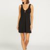 Womens Clothing * | Volcom Discount Online Desert Bunnie Dress Black