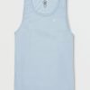 Mens Accessories * | Volcom Discount Online Solid Heather Tank Cali Blue Heather